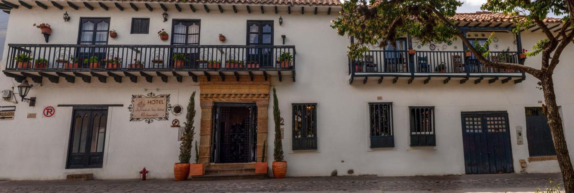 Hotel La Posada De San Antonio Вилья-де-Лейва Экстерьер фото